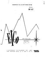 Eico HF-87 - Owners Manual 